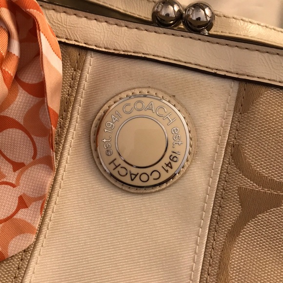 Coach Logo Shoulder Bag-free Coach Twilly incl.! - Picture 4 of 8